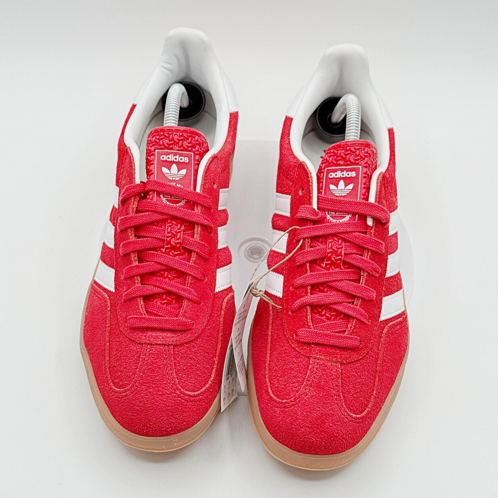 Adidas Gazelle Indoor Shoes Size 9.5 Mens Better Scarlet White Gum JI2063, NEW - Picture 5 of 13